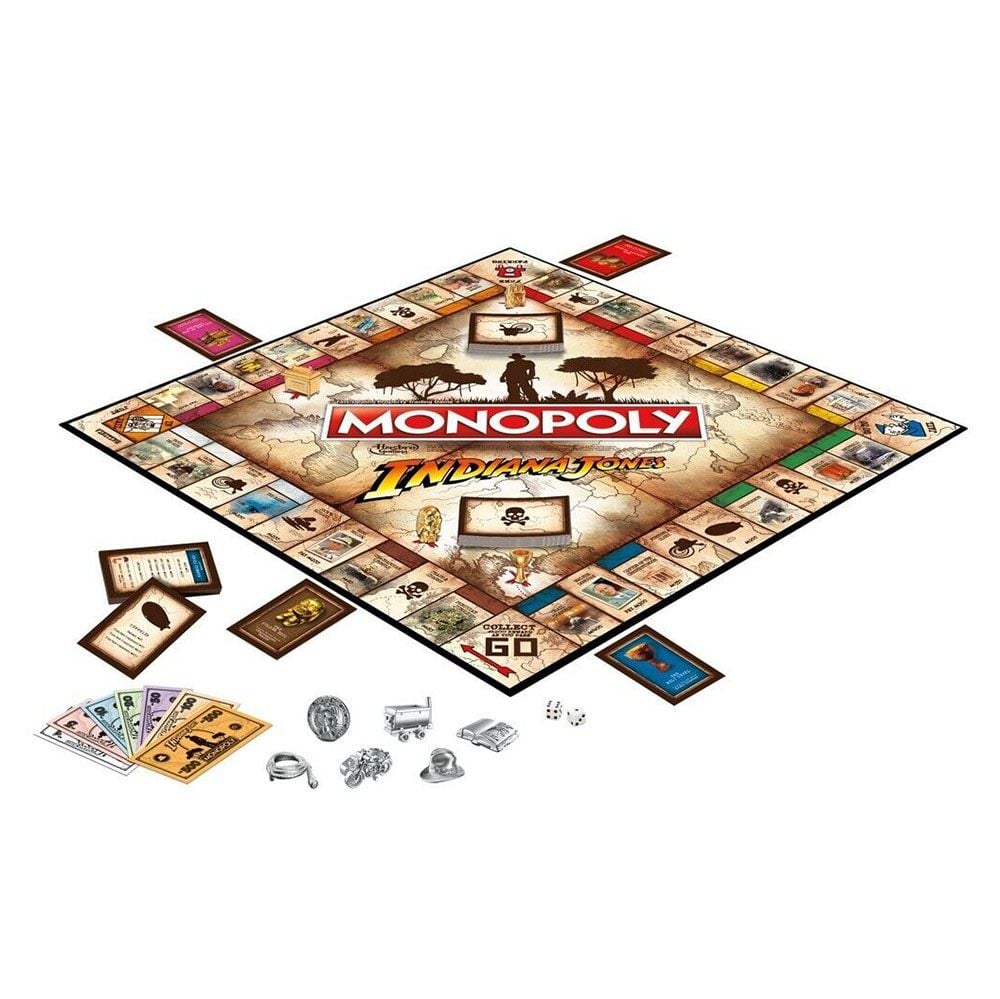 Monopoly Indiana Jones Edition Board Game – Adventure Awaits