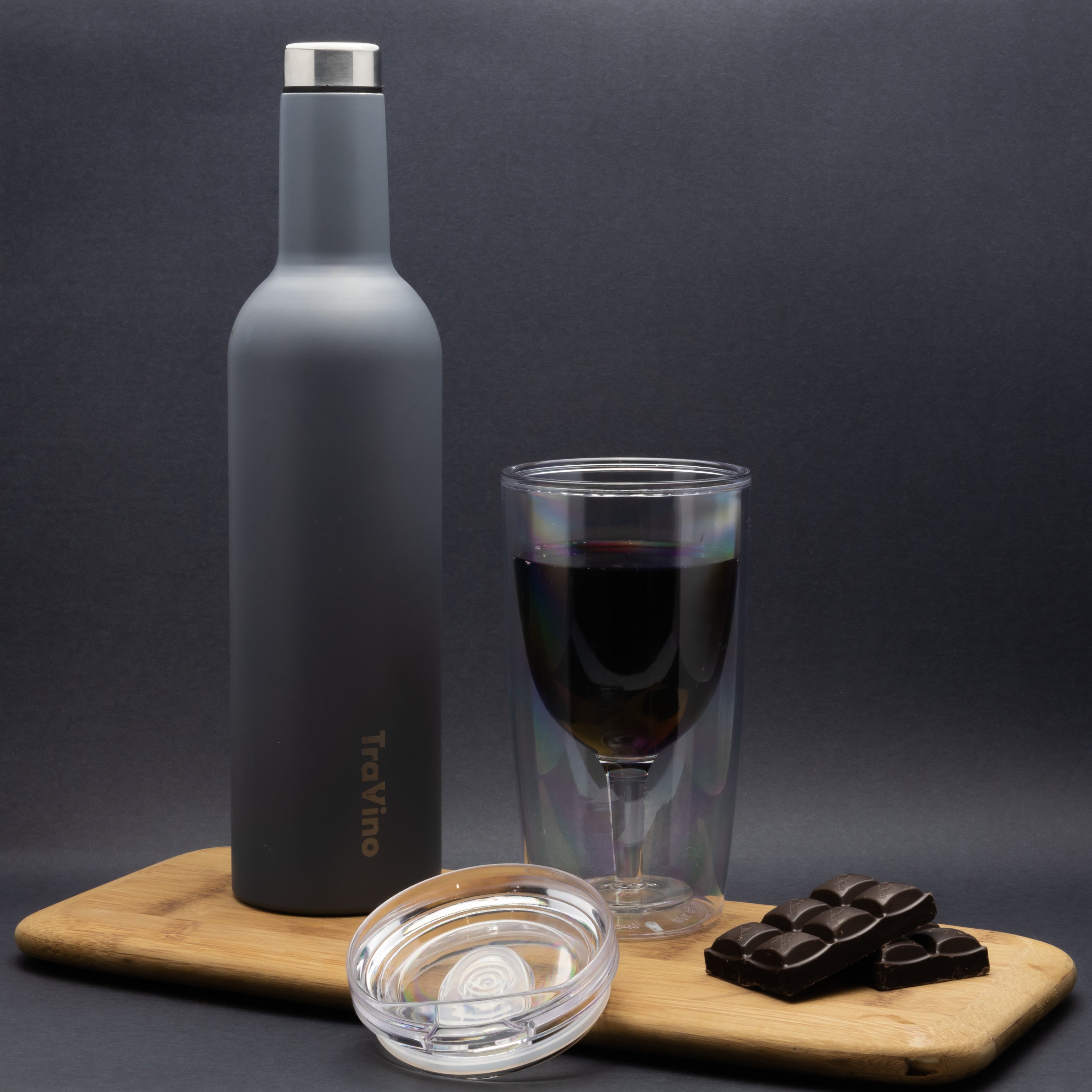 Alcoholder Insulated Wine Flask & Tumbler Set