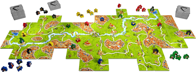 Carcassonne 20th Anniversary | German Style Board Game