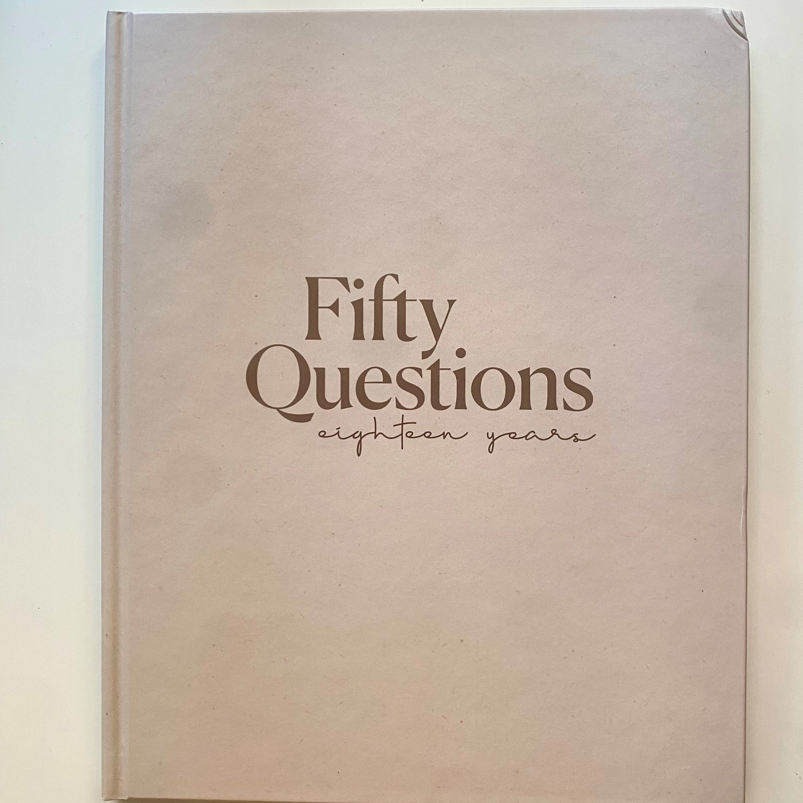 30% OFF Fifty Questions Eighteen Years Book by The Tiny Little Dreamer