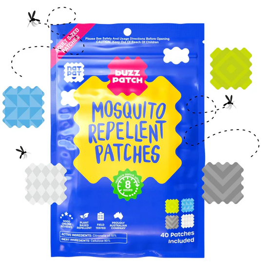 PRE ORDER BuzzPatch | Adult Mosquito Repellent Patches