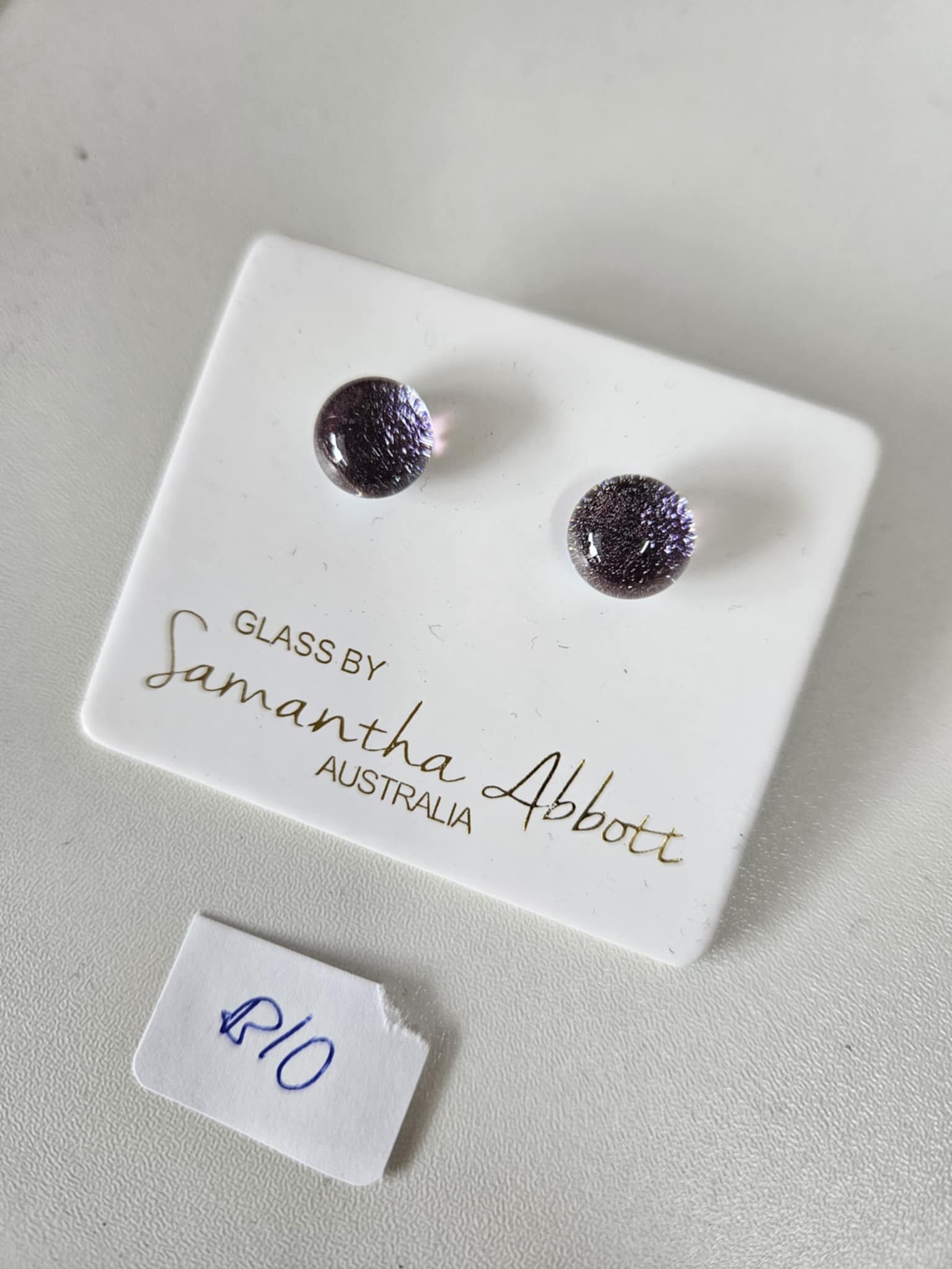 Glass By Samantha Abbott Stud Earrings