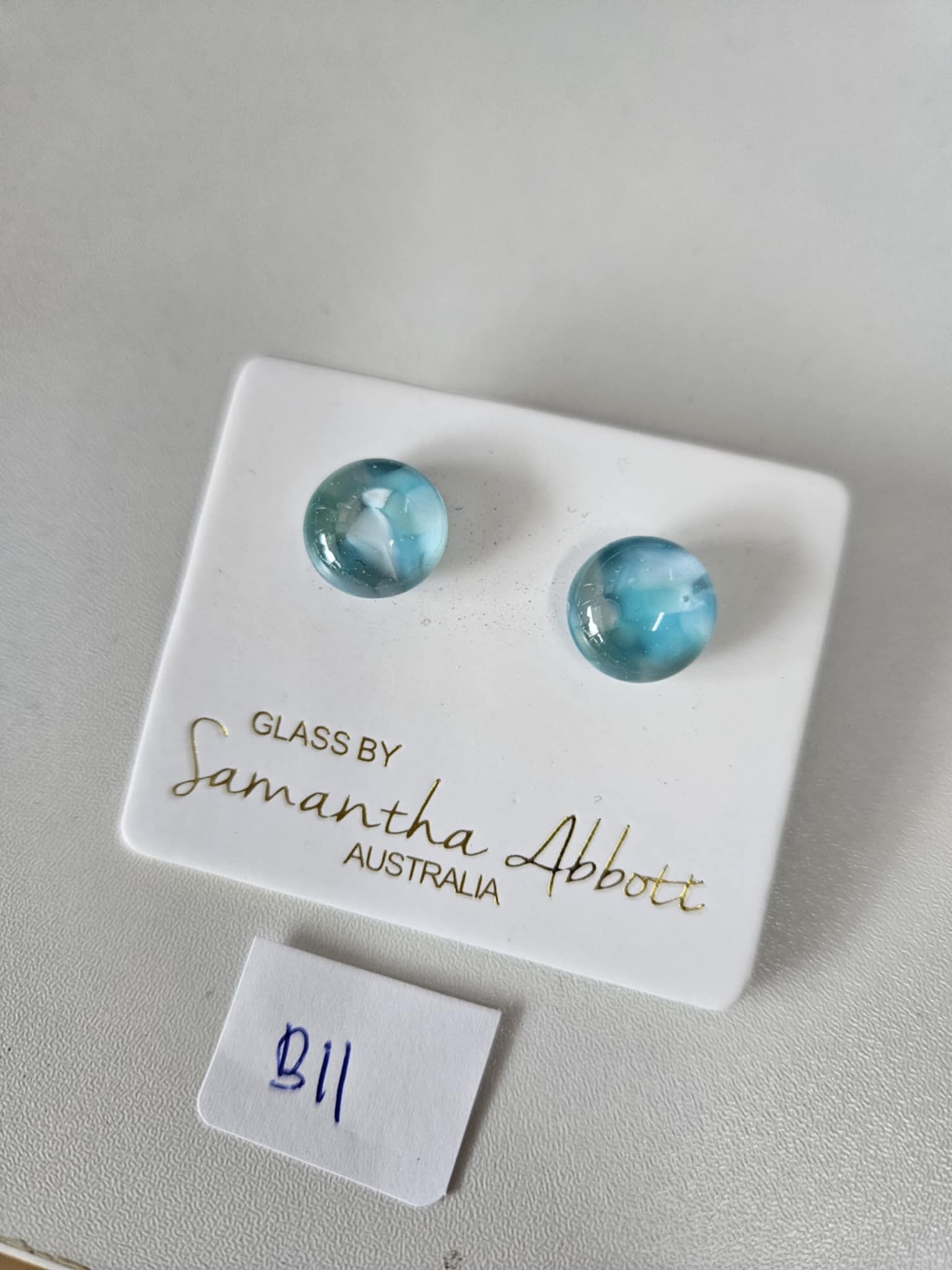 Glass By Samantha Abbott Stud Earrings