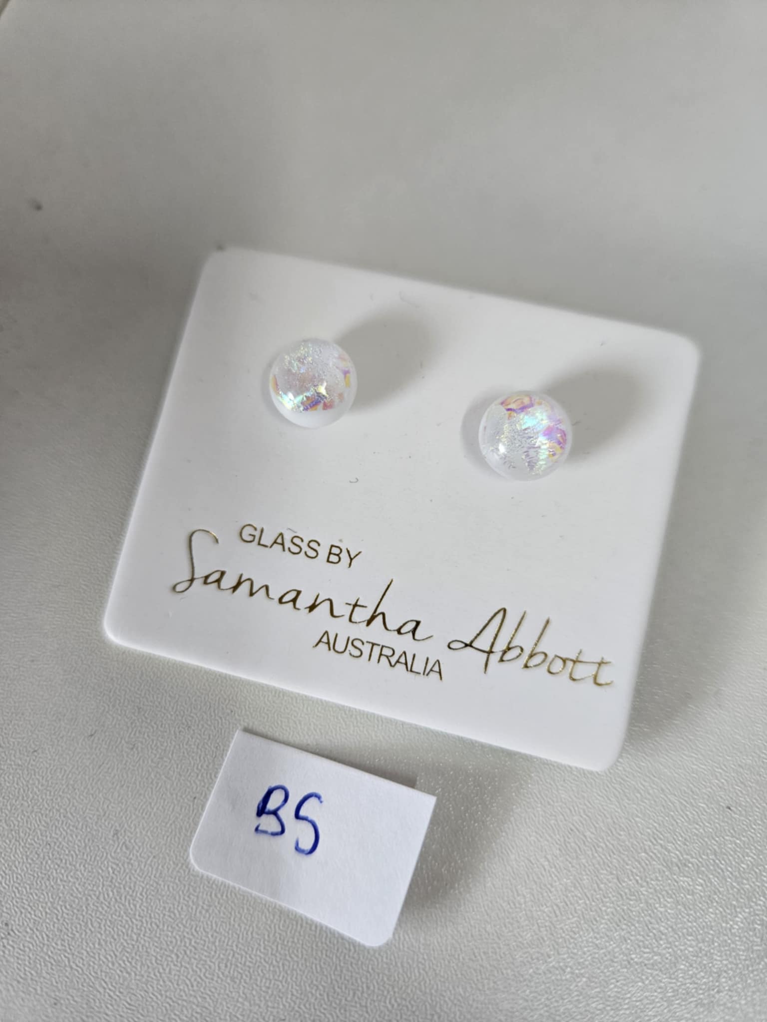 Glass By Samantha Abbott Stud Earrings