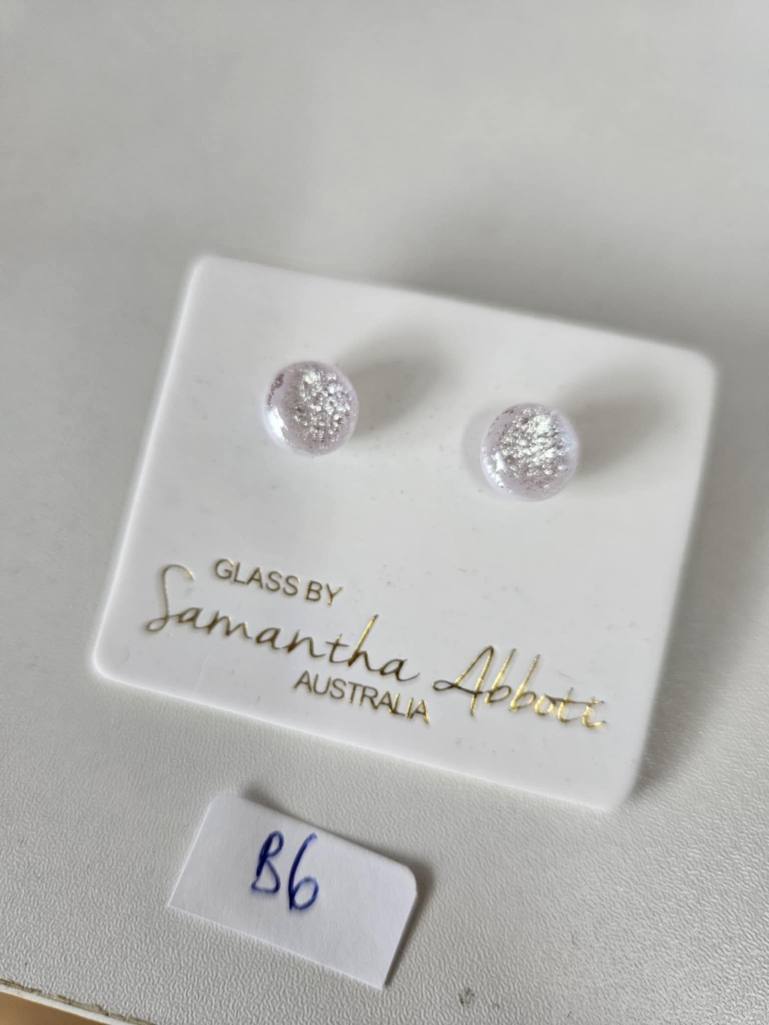 Glass By Samantha Abbott Stud Earrings