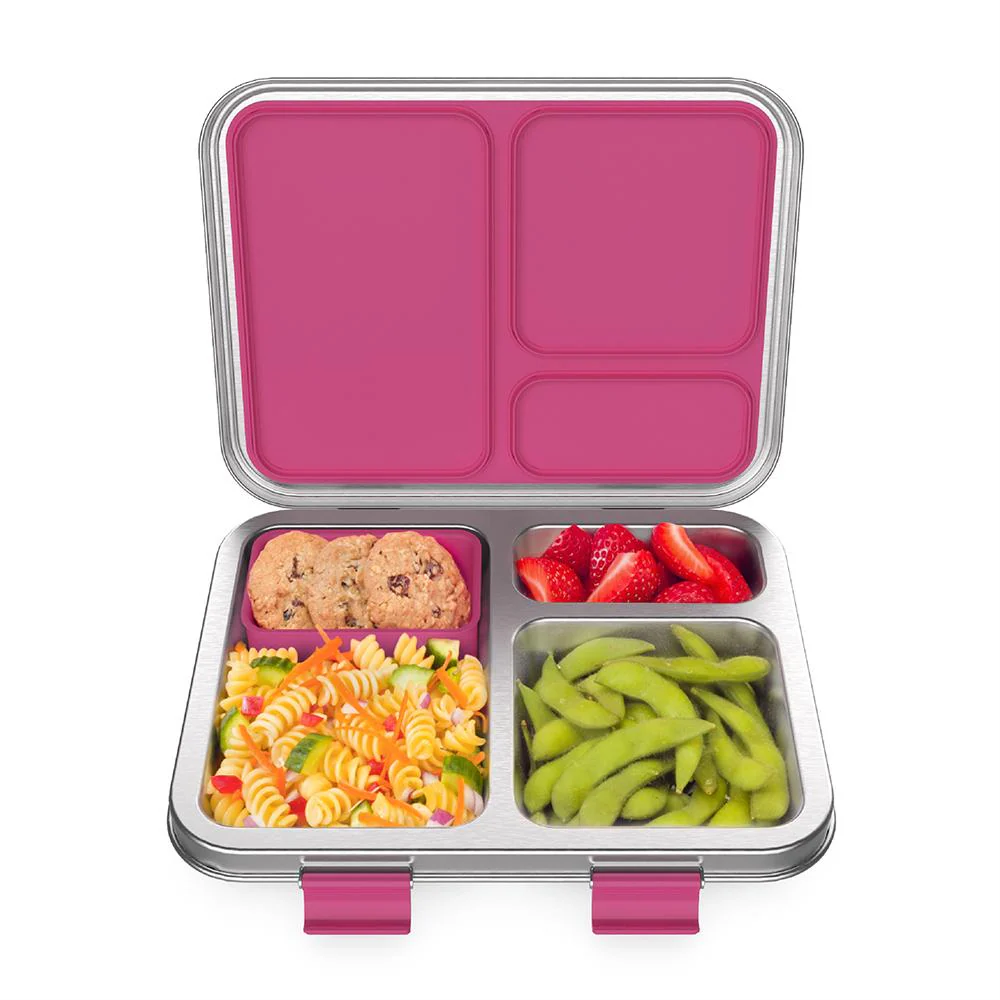 15% OFF Bentgo Kids Stainless Steel Leak-Resistant Lunch Box Fuchsia