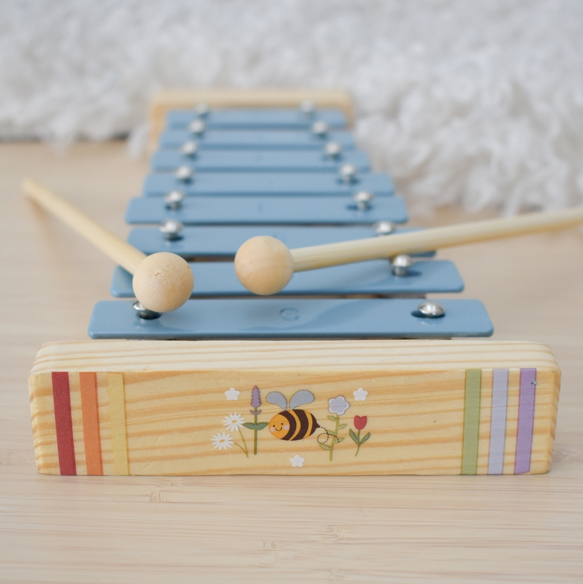 Wooden Buzzy Days Bee Music Set | 7 pcs