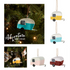 Caravan Christmas Decoration | Retro Hanging