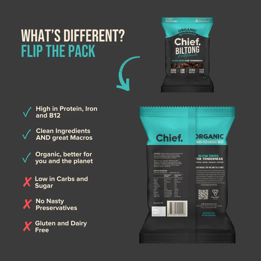 Chief Nutrition | Traditional Beef Biltong