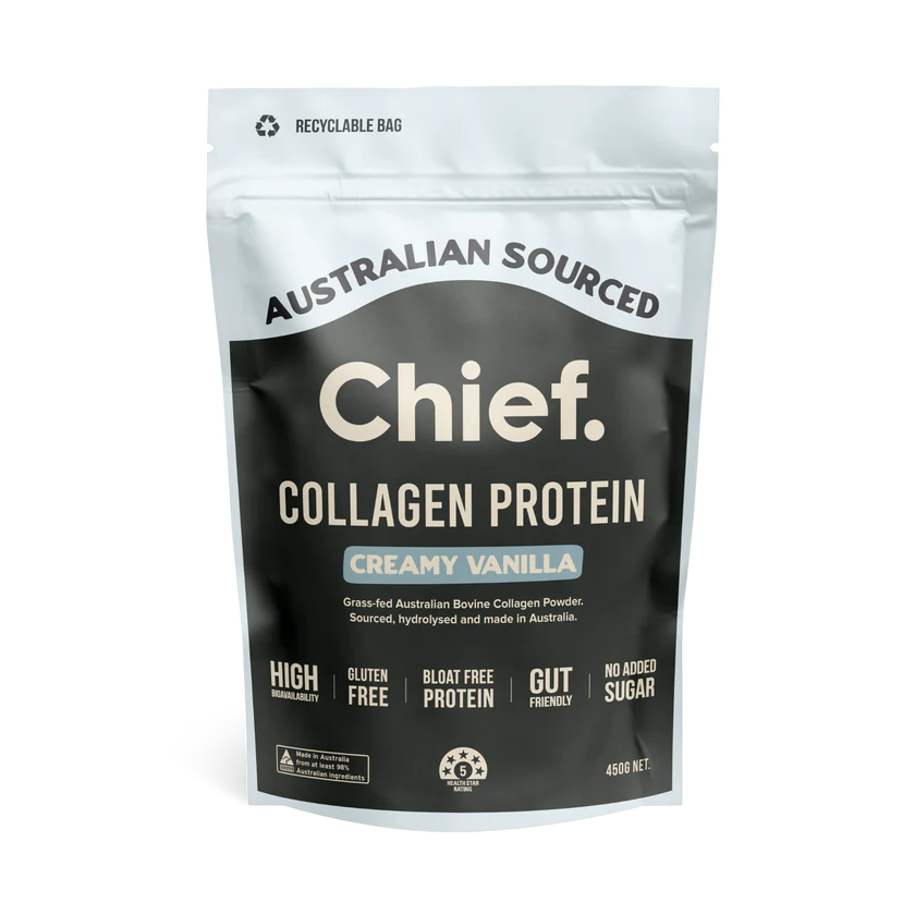 Chief Nutrition | Grass Fed Collagen Protein Powder 450g