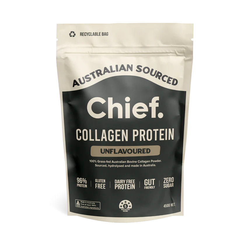 Chief Nutrition | Grass Fed Collagen Protein Powder 450g