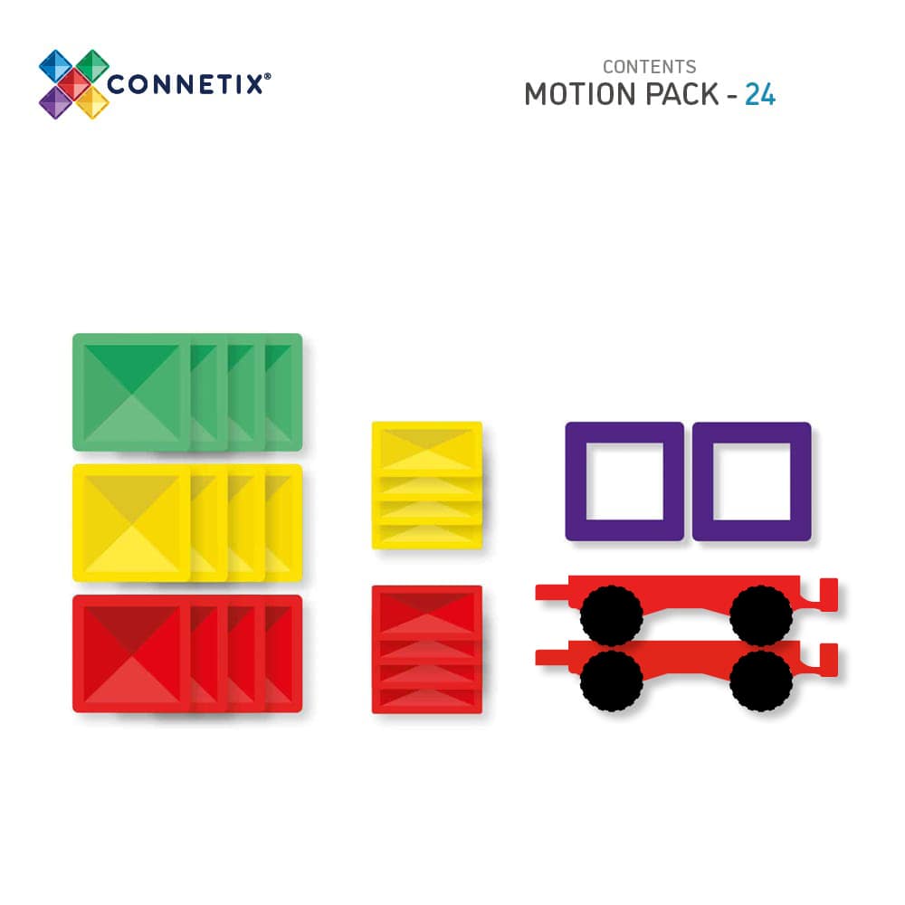 Connetix Rainbow | 24 Piece Motion Pack