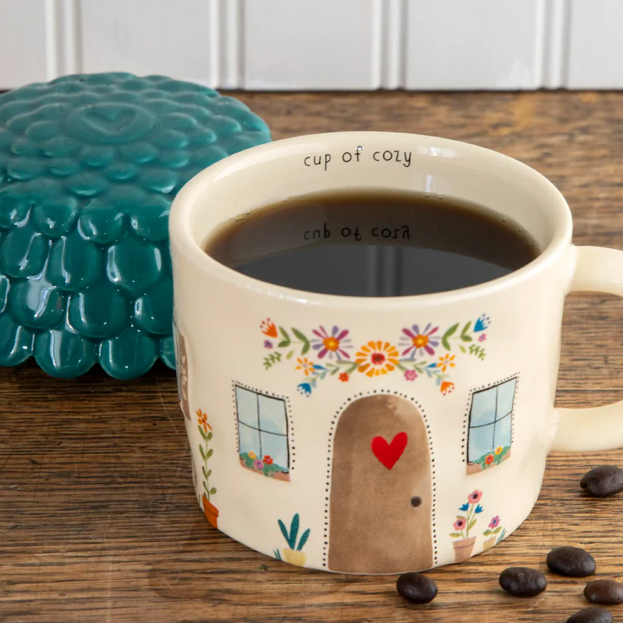 Cosy Cottage | Mug With Lid by Natural Life 104