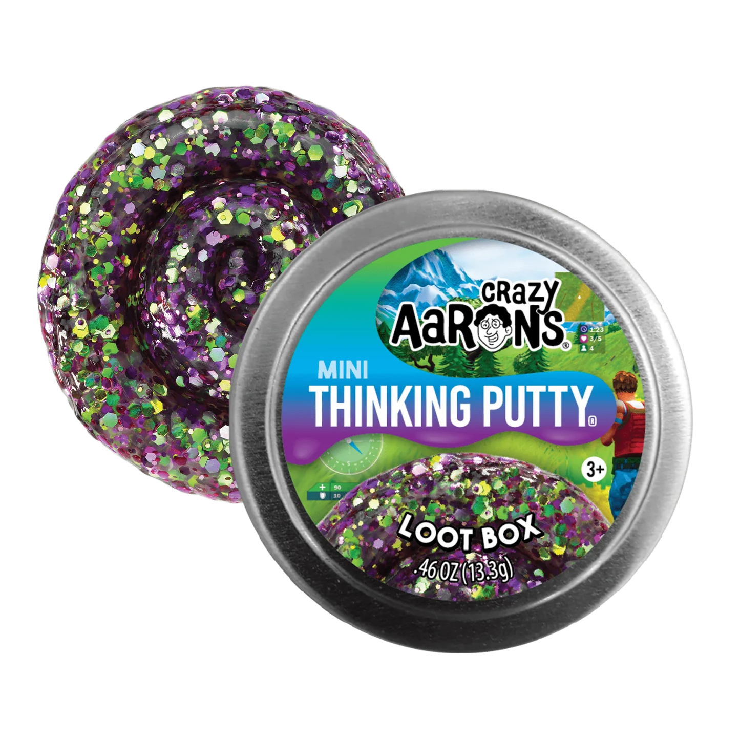 Crazy Aaron's Thinking Putty | 2" tin | Mini Collection