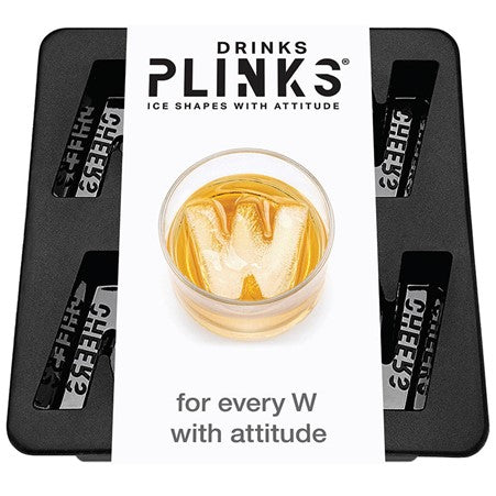 DrinksPlinks Ice Shapes | Letter W