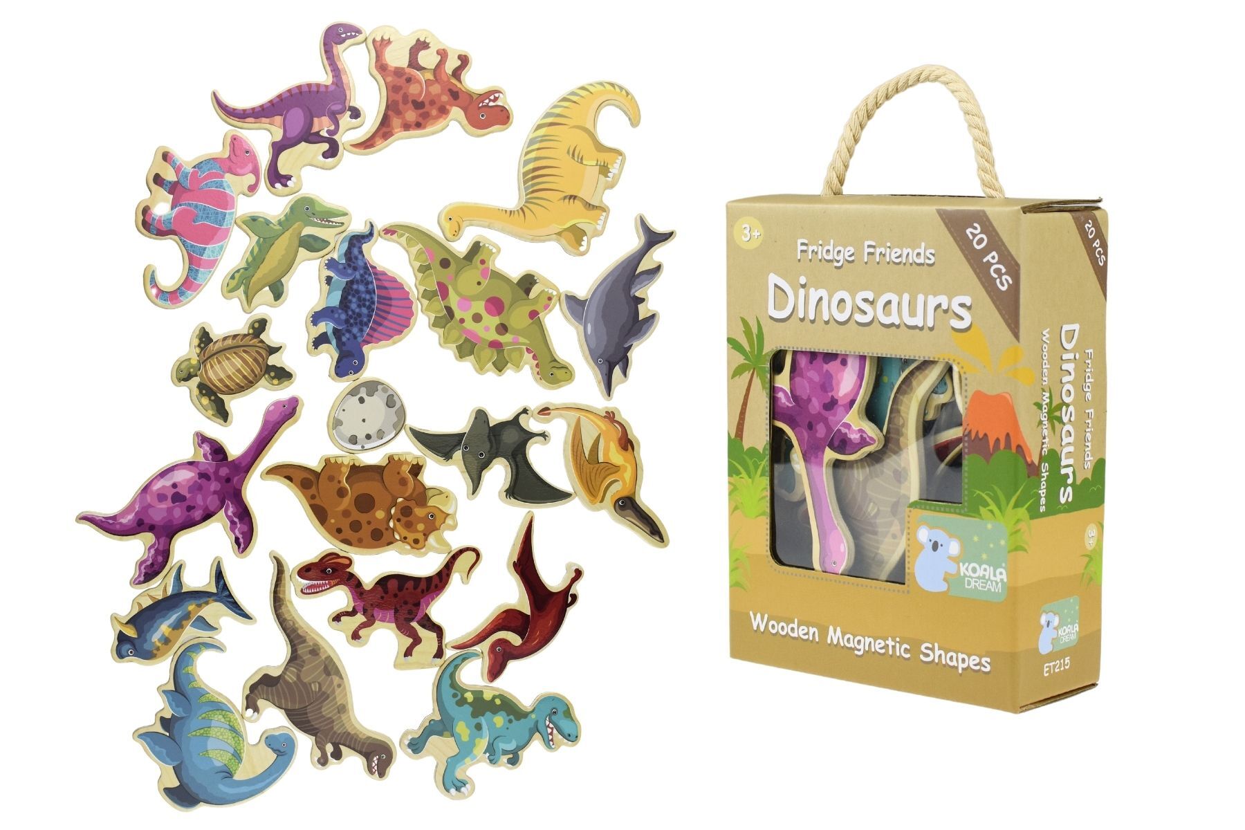 Fridge Friends Magnetic | Dinosaurs 20 pcs