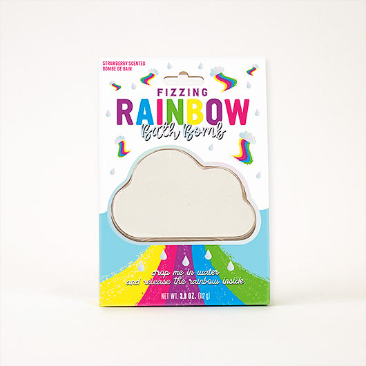 Fizzing Rainbow Cloud Bath Bomb