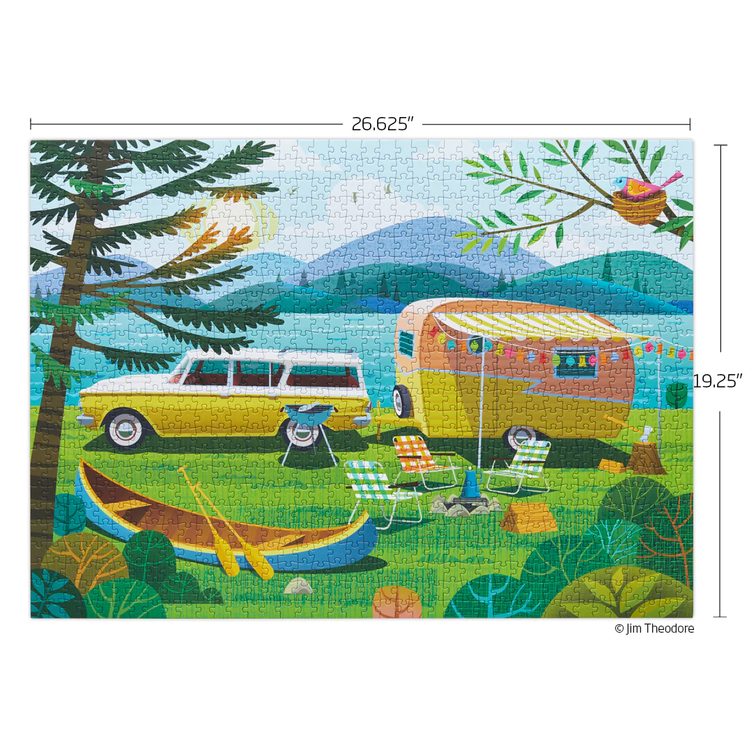 Werkshoppe 1000 Piece Puzzle | Happy Camper