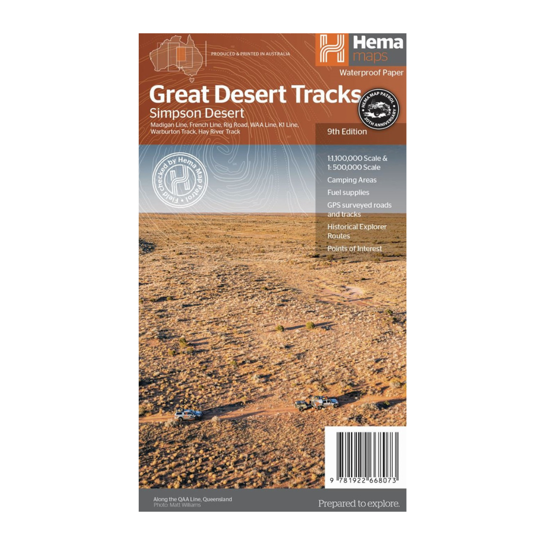 Hema Maps | Great Desert Tracks Simpson Desert