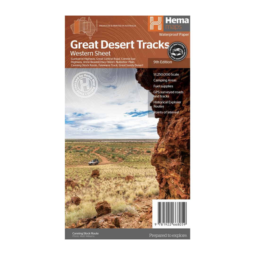 Hema Maps | Great Desert Tracks Western Sheet