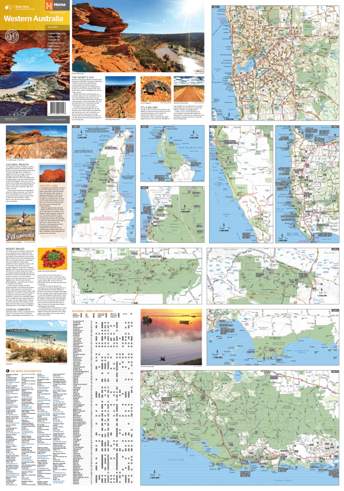 Hema Maps | Western Australia State Map