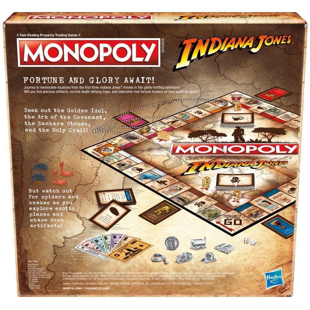 Monopoly Indiana Jones Edition Board Game – Adventure Awaits