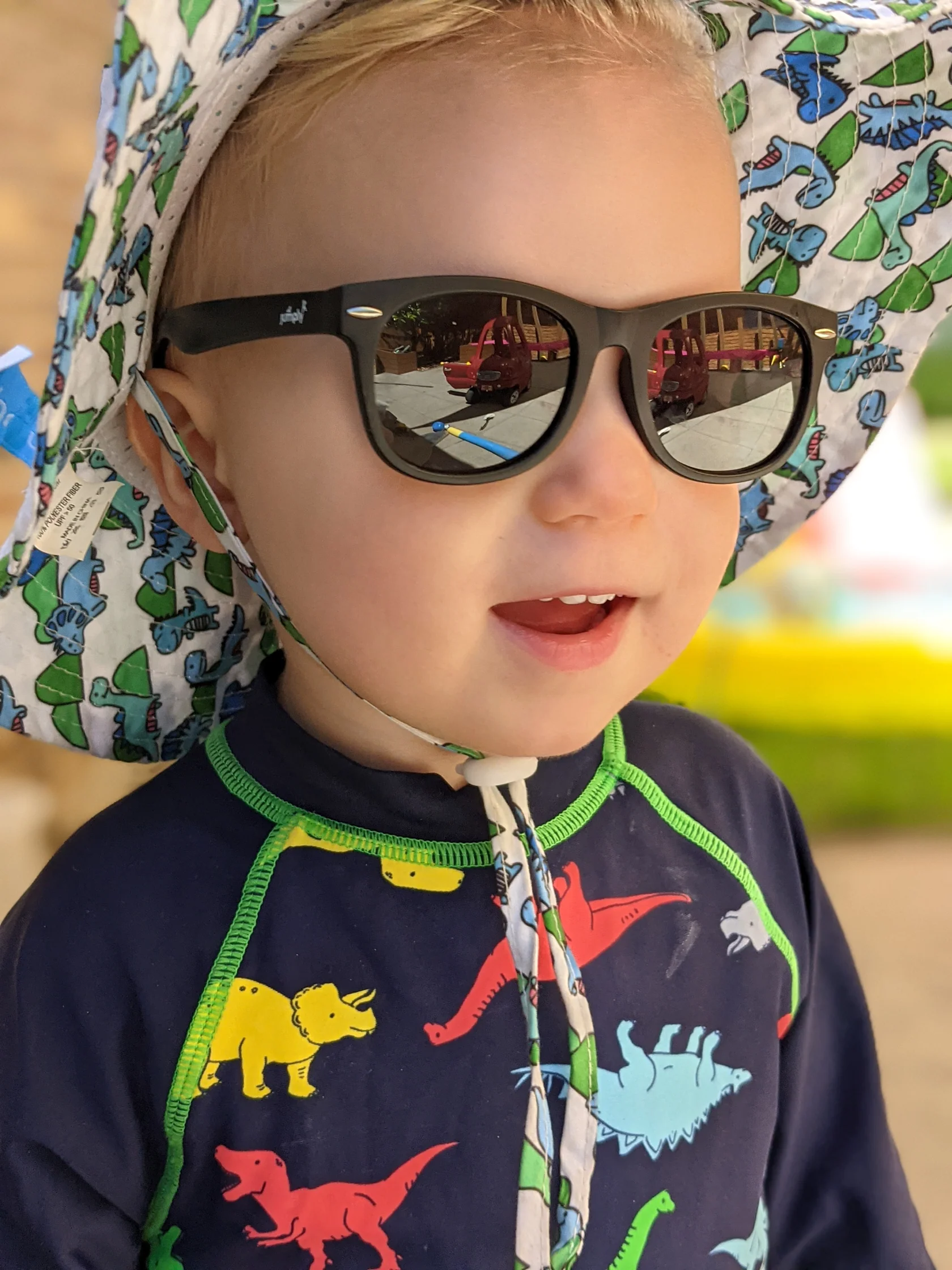 Jumply | Baby and Toddler Flex-Frame Sunglasses Polarized With Strap - Black