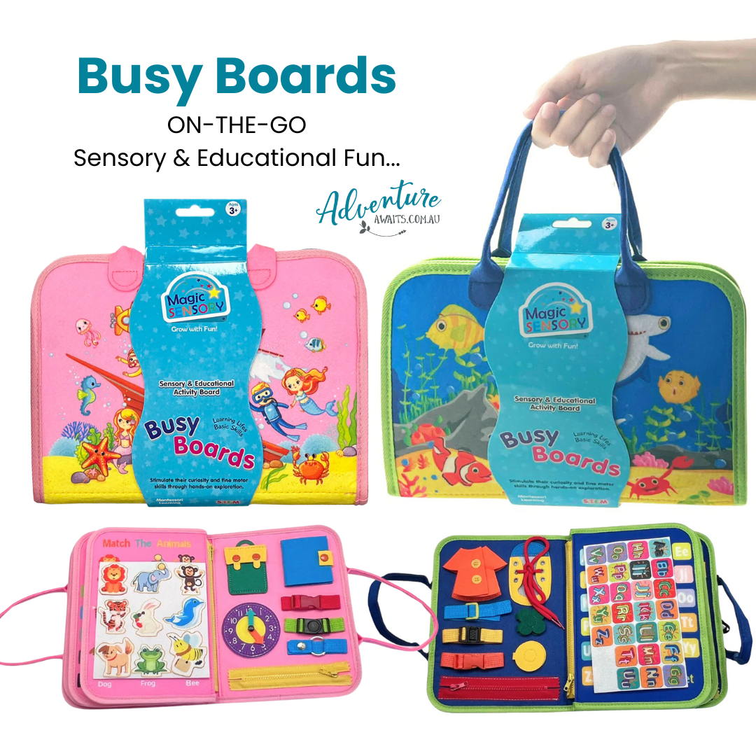 Busy Board Book | Magic Sensory