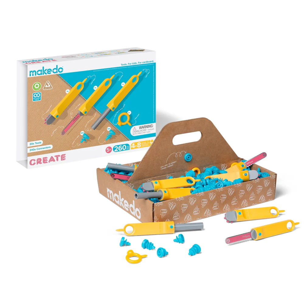 Makedo Cardboard Construction Tools | Create Kit