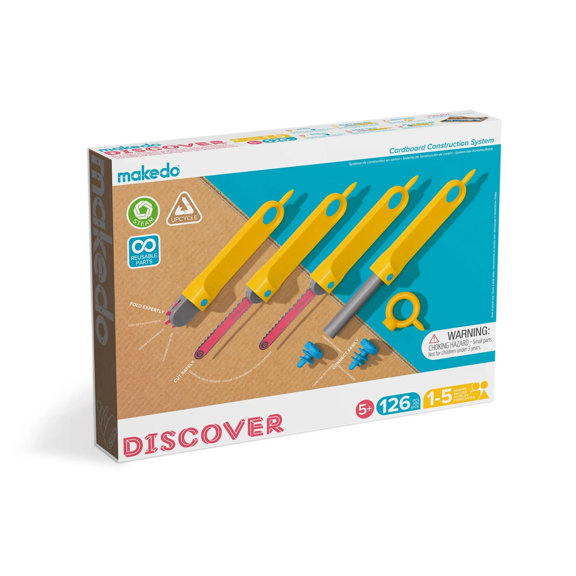 Makedo Cardboard Construction Tools | Discover Kit