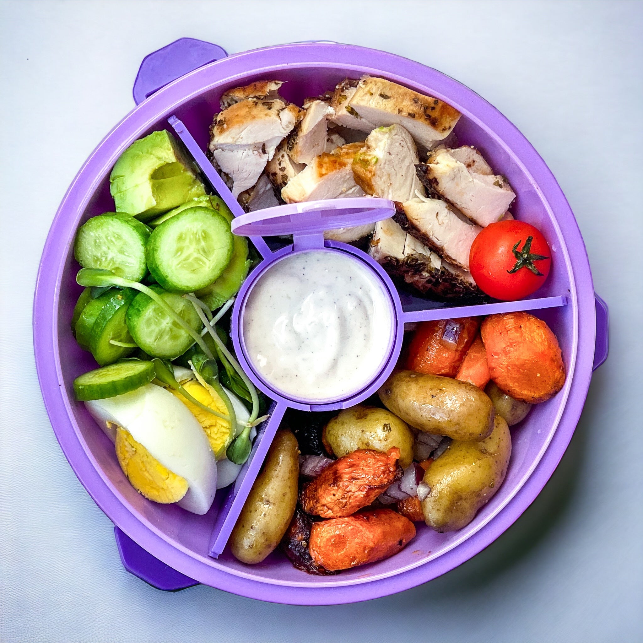 Yumbox Poke Bowl | Leakproof Divided Bowl