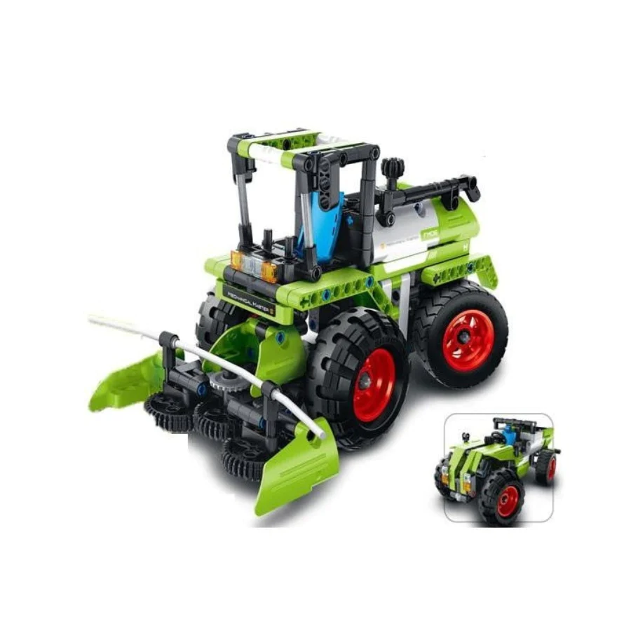 PRE ORDER Mechanical Master | Farm 2 in 1 | Harvester & Tractor 335pc 6806