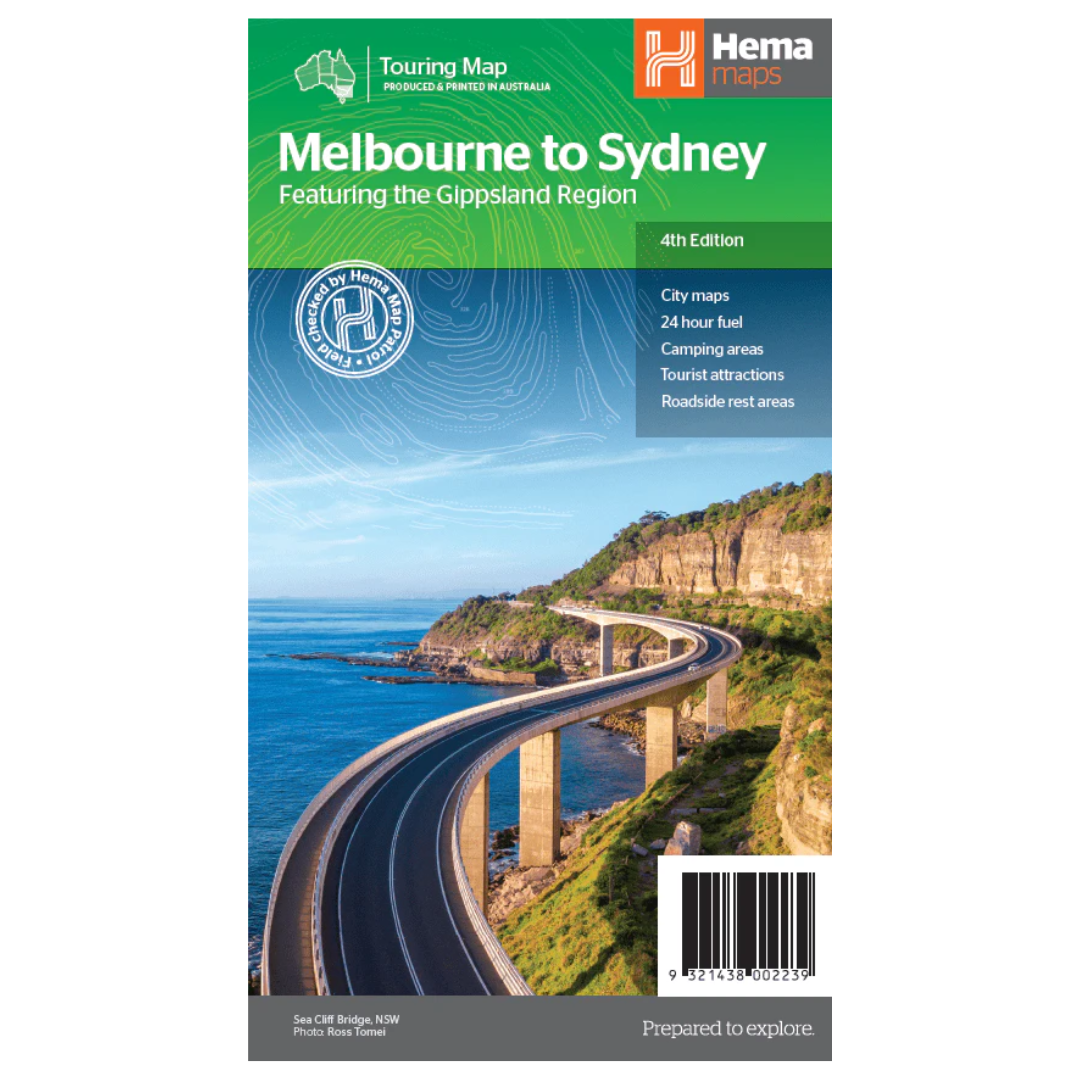 Hema Maps | Melbourne to Sydney Touring Map