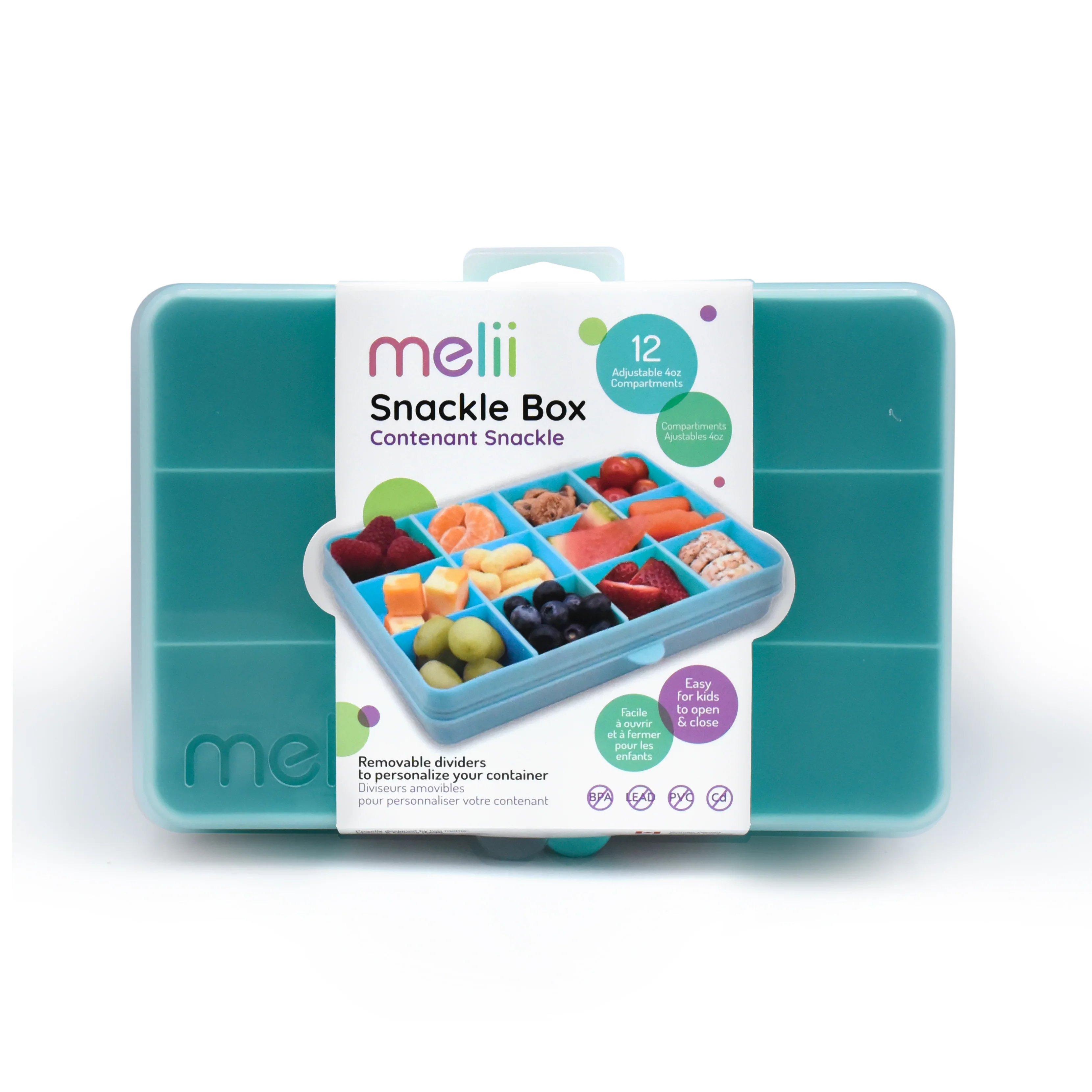 Melii Snackle Box | 12 Compartments