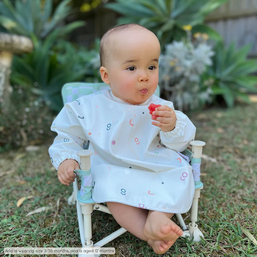 We Might Be Tiny | Messie Smock Bib