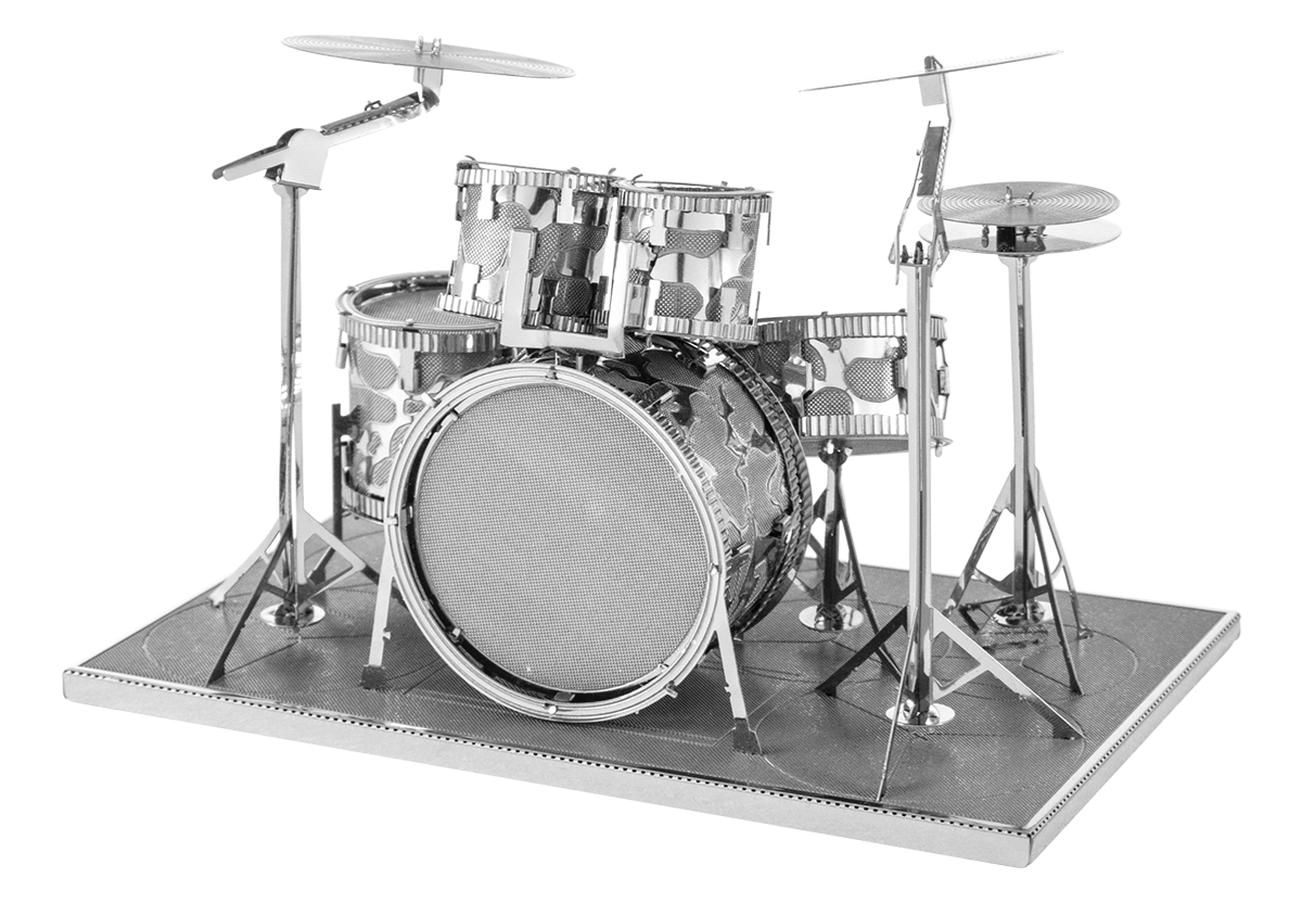 Metal Earth Steel Model Kit | Drum Set