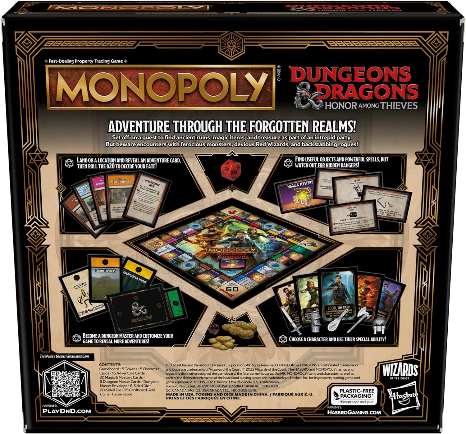 Monopoly Dungeons & Dragons | Honor Among Thieves Edition