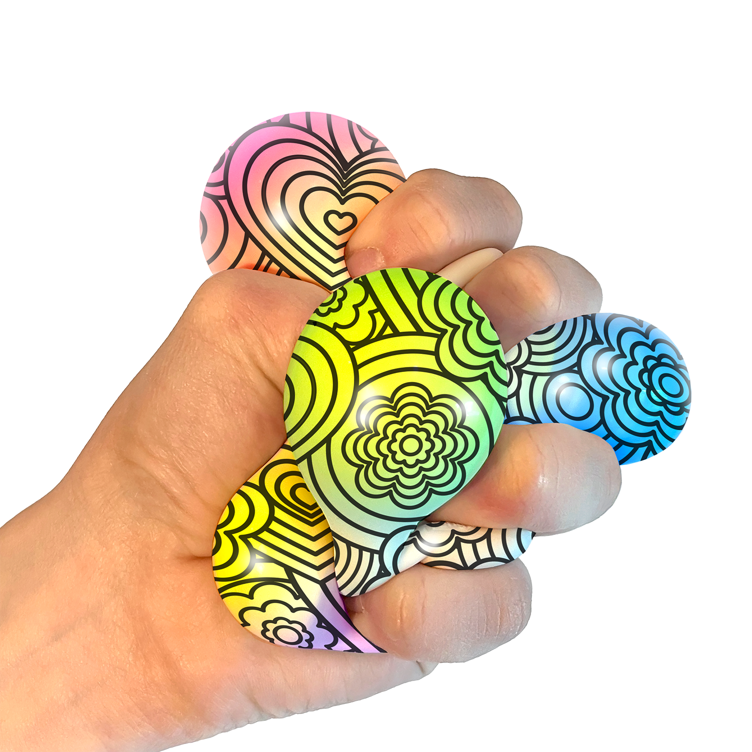 Schylling NeeDoh | Press Doh Magic Colour Squeeze