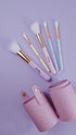 Oh Flossy | 5-Piece Rainbow Makeup Brush Set