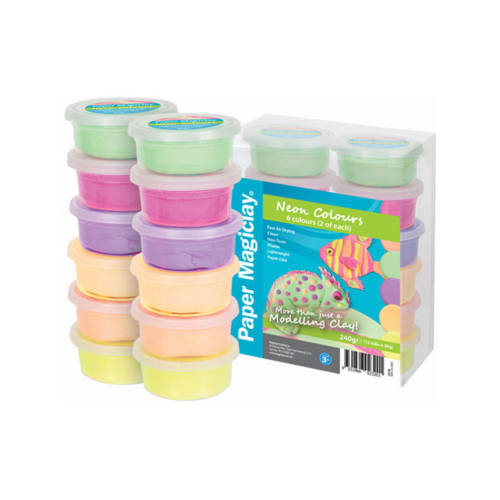 Paper Magiclay | Neon Colours | 240g