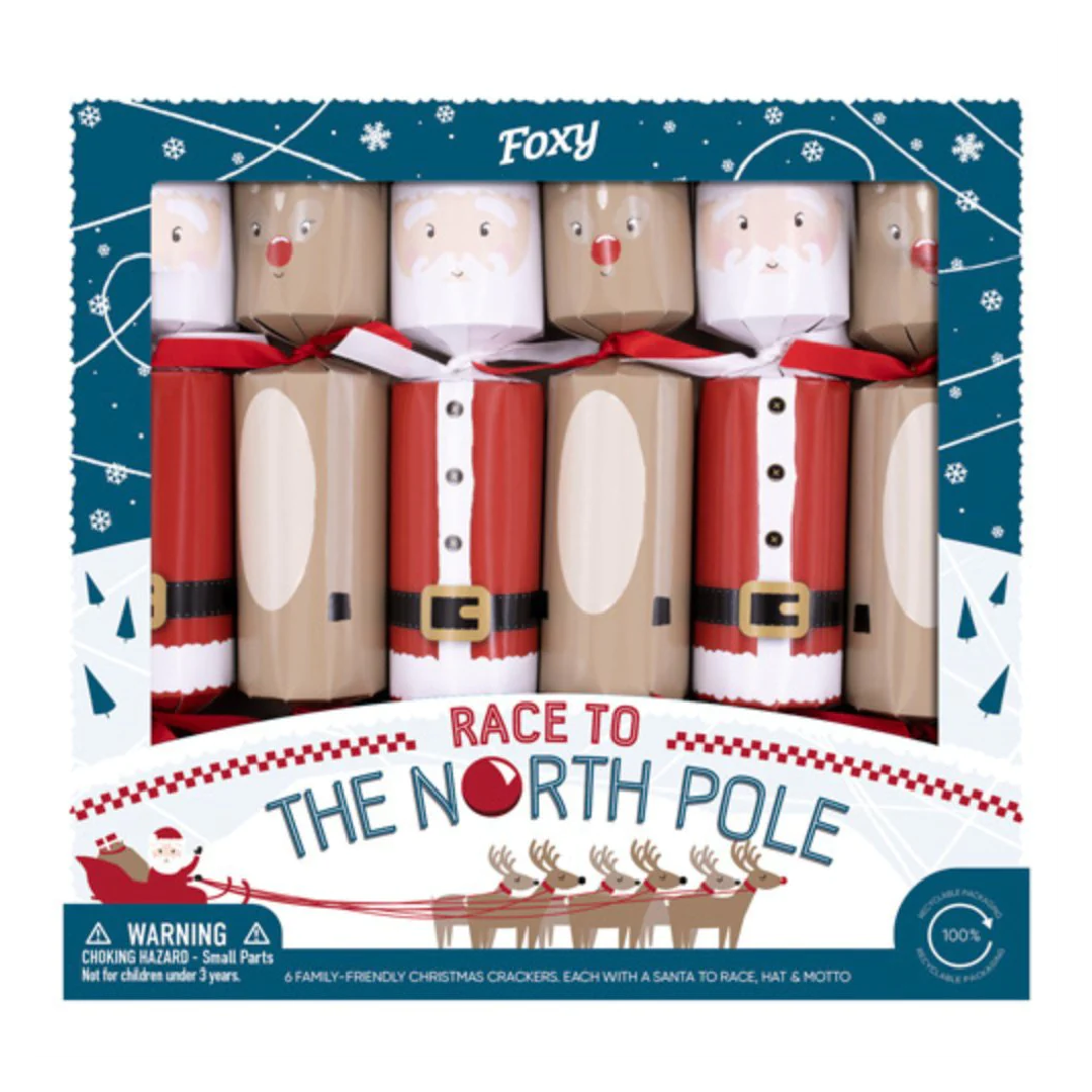 Christmas Crackers | Race To The North Pole 6pk