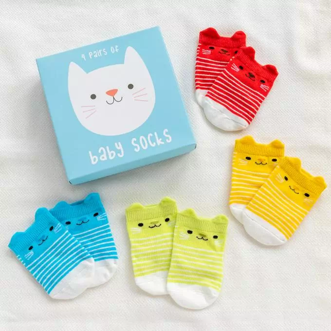 Rex London | 100% Cotton Baby Socks 4 pairs