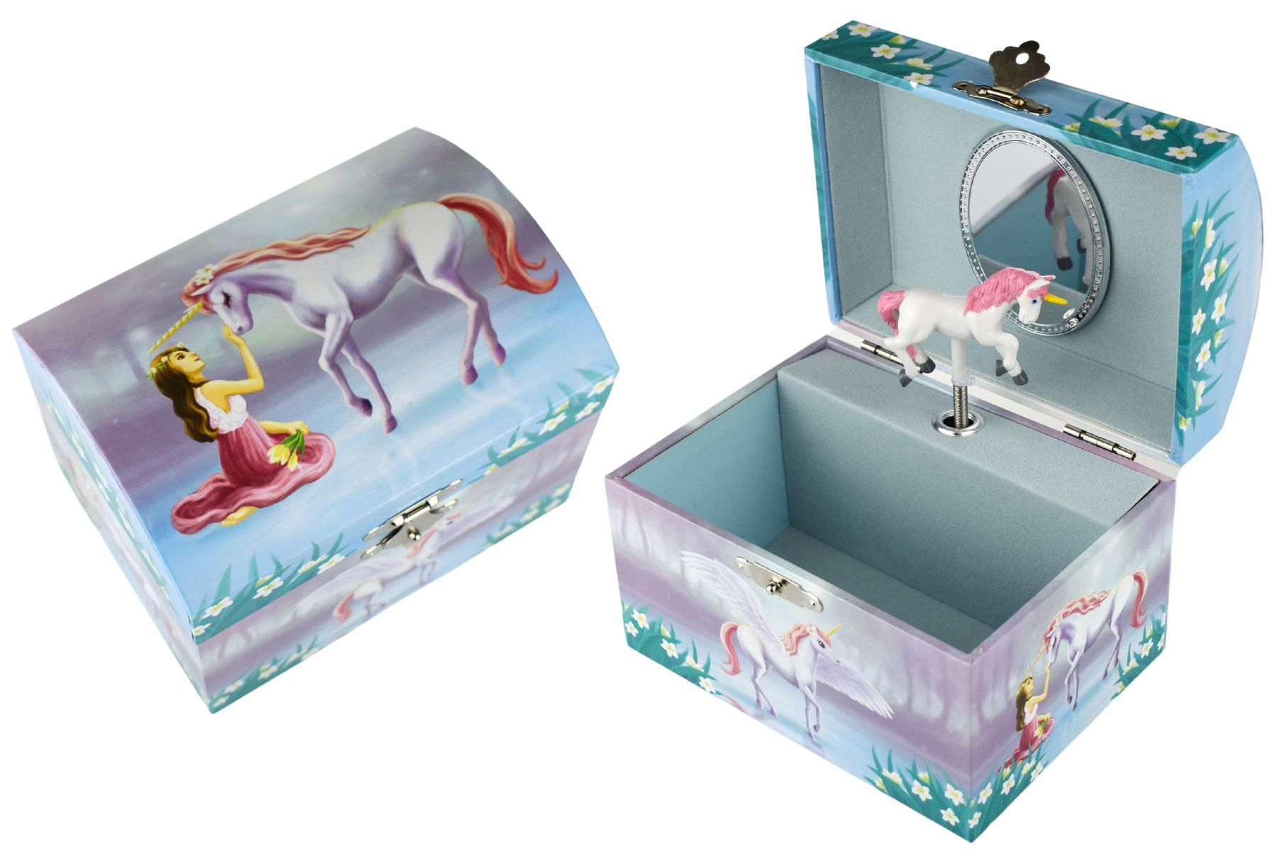 Unicorn Dome Music Jewellery Box