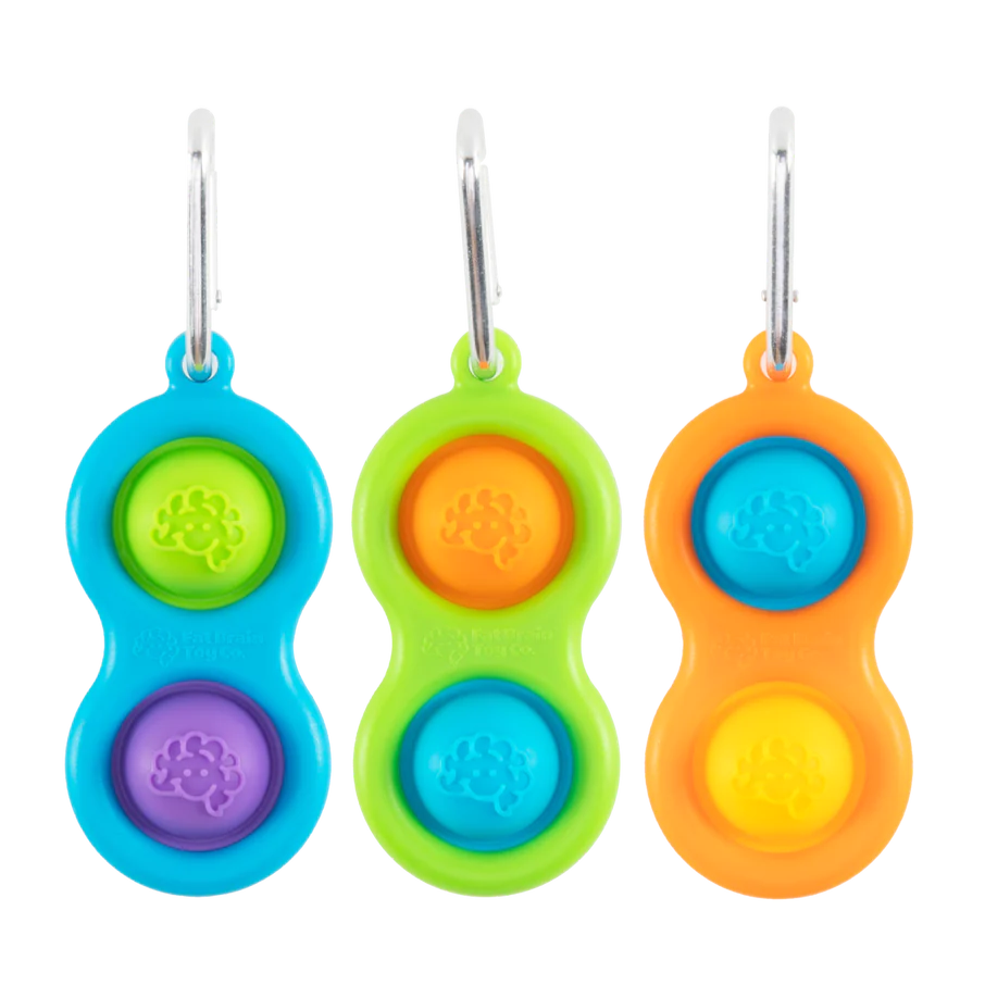 Fat Brain Toys Simpl Dimpl | Bubble Pop Silicone Fidget Toy