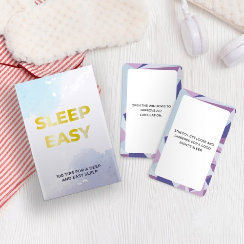 Sleep Easy Cards | 100 Tips For A Deep And Easy Sleep