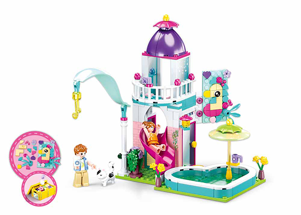 Sluban Bricks - Girls Dream Pool Party 230pcs B0971