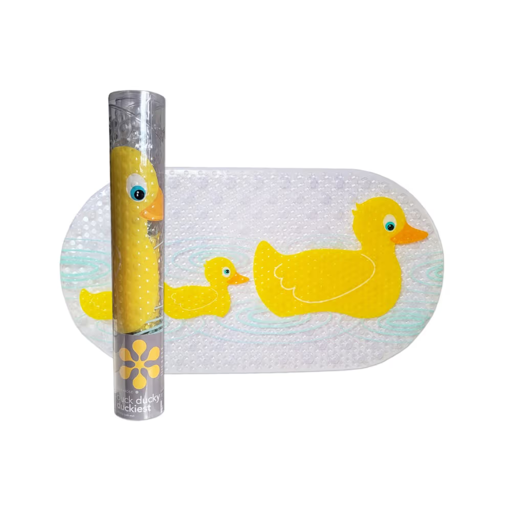 Star + Rose Bath Mat | Ducks