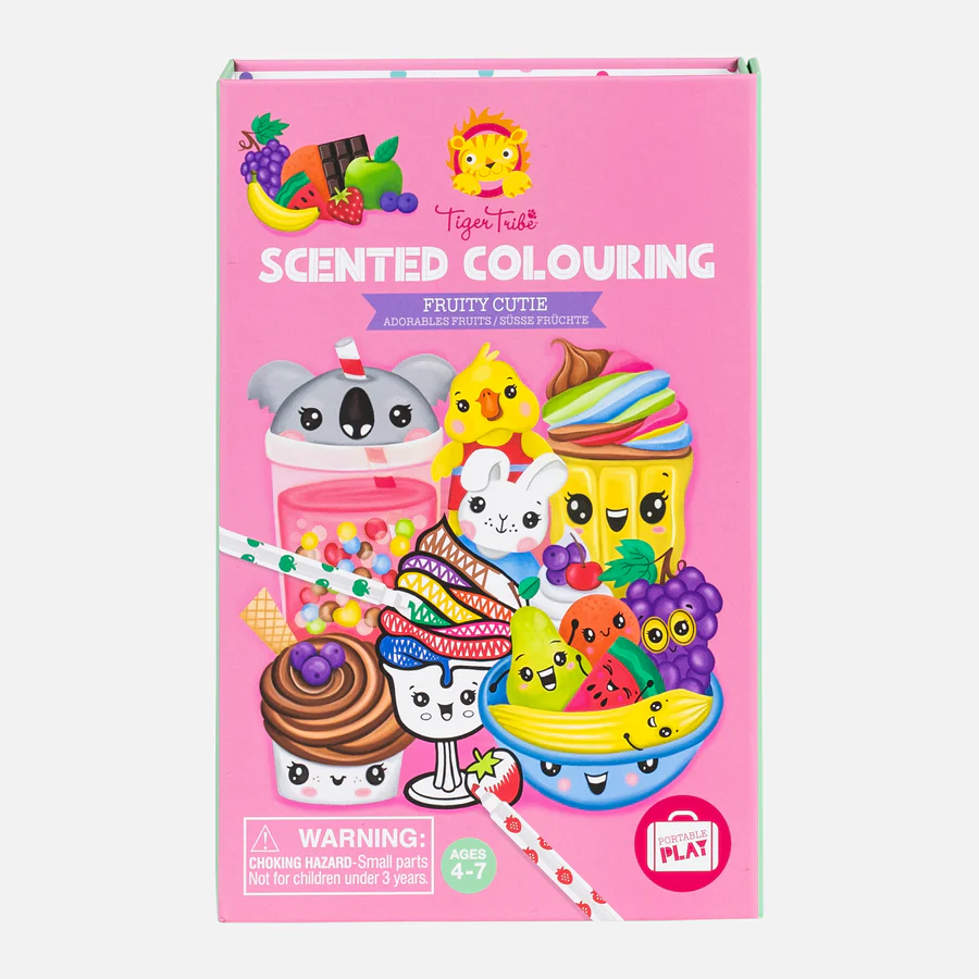 Tiger Tribe Scented Colouring - Fruity Cutie