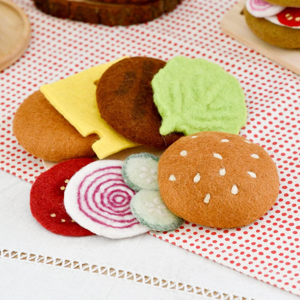 Tara Treasures | Felt Burger Stack