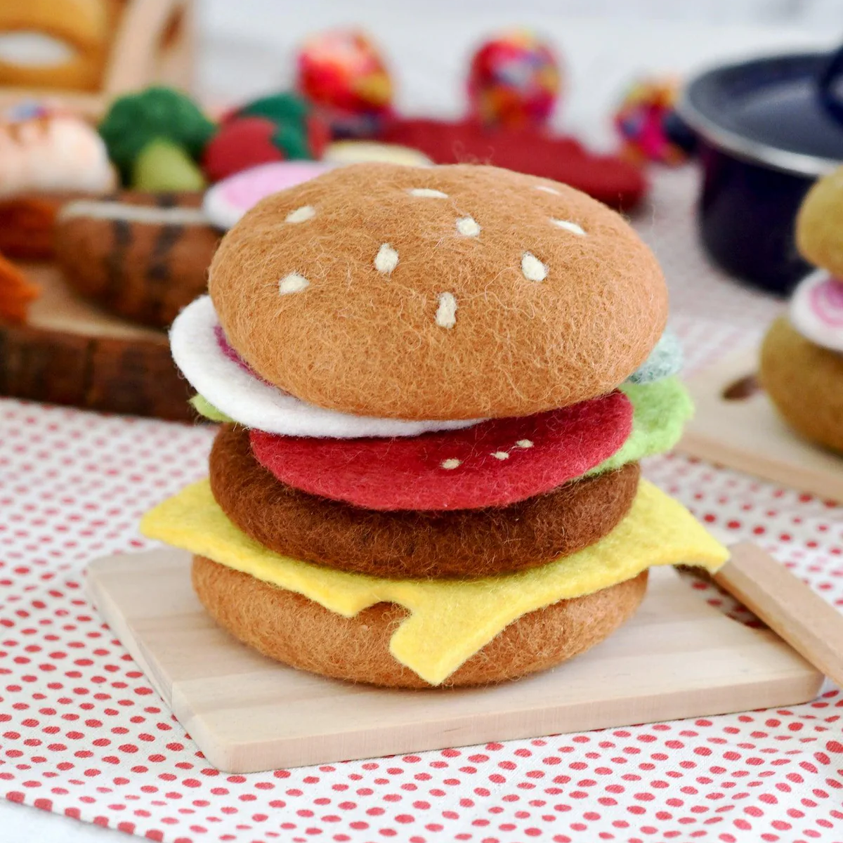 Tara Treasures | Felt Burger Stack